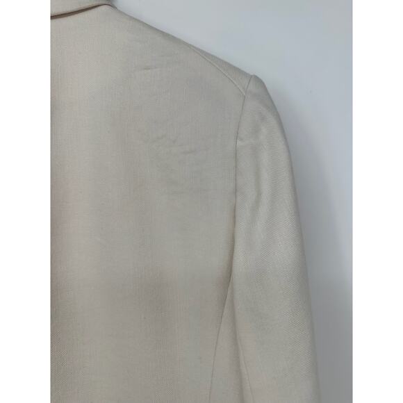 Veronica Beard | Cream Double-Breasted Blazer - Picture 11 of 11